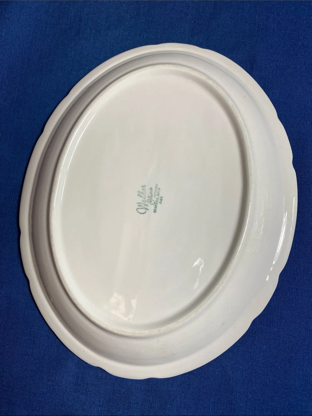 Howard Johnson’s Vintage Oval Platter by Walker China